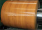 1100년 H18  나무 무늬 코팅된 알루미늄 압출 임팩트 저항