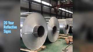 내구성이 뛰어난 도로 표지판 20년 반사율