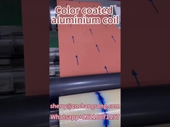 AA3003 H24 0.5MM 두께 1000MM 너비 건물 장식용 컬러 코팅 알루미늄 코일