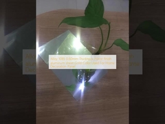합금 1085 0.60mm 두께 미러 마무리 알루미늄 시트 금색 가정 장식 패널에 사용됩니다