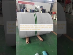 ACP 생산용 - 알루미늄 플라스틱 복합판 합금1100 H16 0.20mm X 1000mm Ral 9016 컬러 코팅 알루미늄 시트