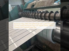 알루미늄 합금 3003 H24 화이트 양쪽 콜로드 알루미늄 코일 사전 코팅 된 알루미늄 스트립 코일 300mm 폭 1.00mm 채널 문자 부호를위한 두께