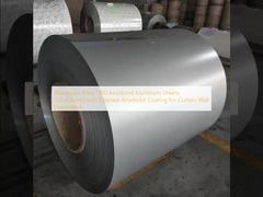 커튼월 장식용 컬러 알루마이트 코팅이 있는 알루미늄 합금 1100 알루마이트 알루미늄 시트(1.2-2.0mm)