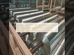 음료 포장 뚜껑용 알루미늄 합금 1100 알루미늄 코일(0.25mm | 맞춤형 폭 | 양극 산화 코팅)