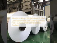 알루미늄 합금 1100 알루미늄 호일 에어컨 방열판 재질(0.1–0.15mm | 사용자 정의 너비 | 소수성 코팅)
