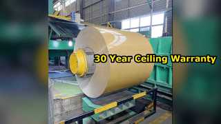 내구성이 뛰어난 알루미늄 천장 시트 30년 보증