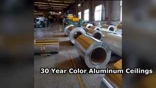 내구성이 뛰어난 알루미늄 천장 시트 30년 색상