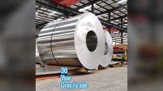 30년 회색 알루미늄 커튼월 패널