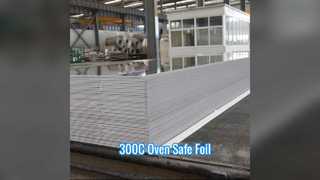 오븐 안전 식품 호일 트레이 300C 내열성