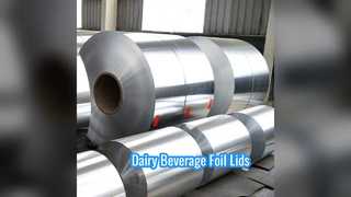 유제품 음료 뚜껑용 프로 등급 알루미늄 호일