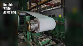 AC 장치용 알루미늄 코일 내구성 있는 흰색 코팅