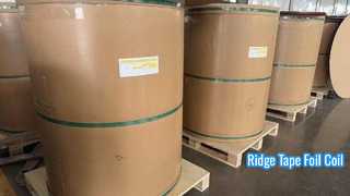 리지 테이프 포일 코일 0.10mm 45mm 폭 칼라 도장 알루미늄