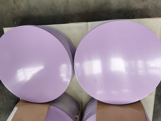 Alloy1060 깊은 그림 알루미늄 0.70 x 440mm 직경 높은 광택 있는 그려진 알루미늄 원판/쿡팟 만들기를 위한 원형