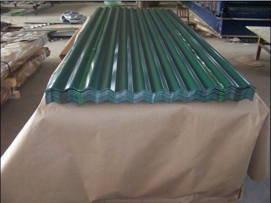 18 게이지 x 48 합금 3105 골판지 지붕 및 벽 클래딩 재료 제작용 색상 사전 도장 알루미늄 시트