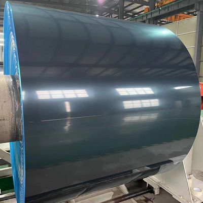 합금 3003 Ral 7047 PVDF 래커를 칠한 알루미늄 장 0.75mm X 48" 외벽을 위한 미리 그려진 알루미늄 코일