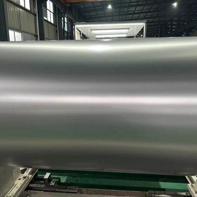 알루미늄 Alloy3105 24Ga*36" 알루미늄 루핑 및 사이딩 시트에 사용되는 PVDF 무광택 회색 색상 사전 페인트 알루미늄 코일