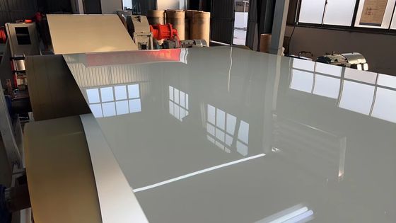 0.75mm X 48'' 합금 3105 Kynar PVDF 무광택 회색 Ral 7046 알루미늄 루핑 시트용 색상 사전 도장 알루미늄 코일