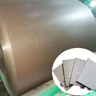 합금 3105 H24 0.75mm 두께 다양한 색상 미리 칠한 알루미늄 코일 색상 코팅 벽 천용용 알루미늄 시트