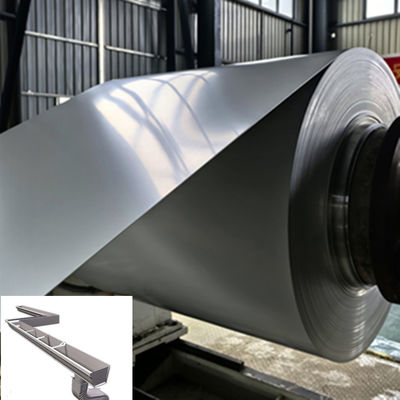 합금 3105 Ral 7035 회색 색상 26 가이드 0.45mm 두께 350mm 너비 PE 알루미늄 굴판 제조를 위한 사전 페인트 알루미늄 코일