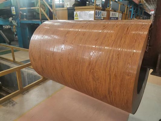 1100 H24 0.6mm 나무 곡물 장식용 알루미늄 시트 코일