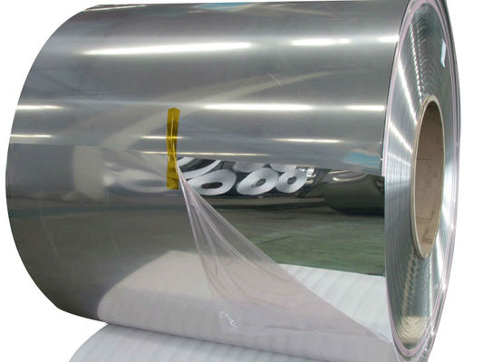 합금 1085 0.60mm 두께 은 거울 마무리 알루미늄 엽 반사력 96% 이상 태양 에너지 패널 제조
