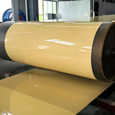 미리 그린 알루미늄 시트, PVDF 페인트 25um 상단 측면 최대 너비 최대 2490mm 생산 자동차용