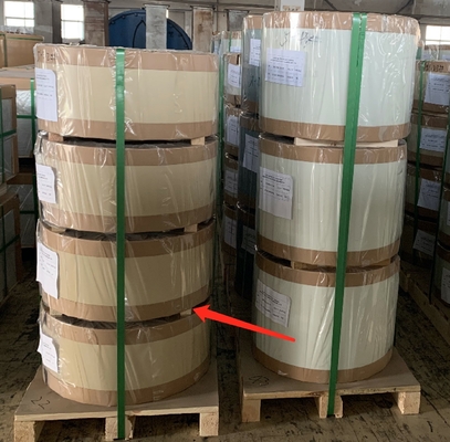 Alloy3105 0.30*185mm 안티 스크래치 PE 페인트 롤링 셔터 도어 커튼 제작 목적을 위한 사전 페인트 알루미늄 스트립