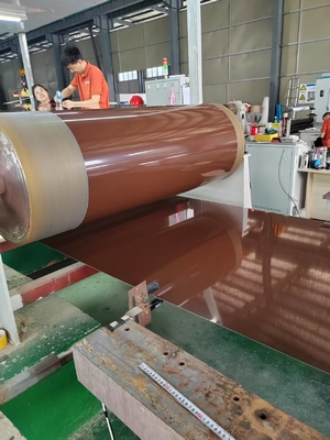 AA3003 H24 1.5MM 램프 및 태양 에너지용 사전 도색 알루미늄 코일