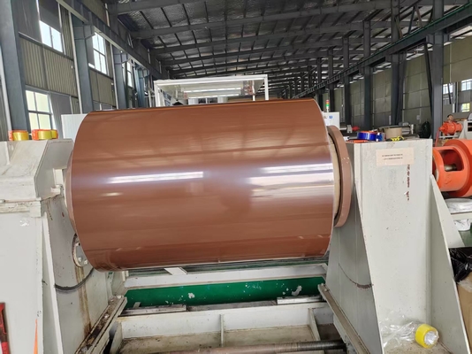 합금 3003 PVDF 래커 된 알루미늄 시트 0.96mm 두께 x 48 ''폭 금속 상업 지붕을위한 미리 페인트 알루미늄 코일