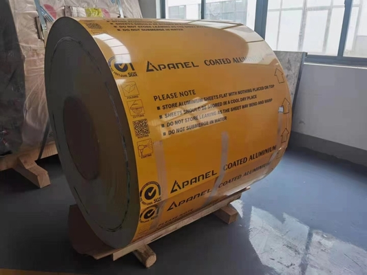 AA5052 H38 1.5MM 철도 운송 용품용 미리 칠한 알루미늄 코일