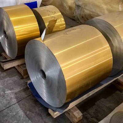 8011 O 0.1mm 내구성이 뛰어난 측면 페인트 알루미늄 호일, 생산용 베이킹 트레이