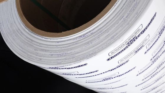 알루미늄 합금 3003 H14 백색 양측 Colord 알루미늄 코일 채널 문자 표시를 위한 사전 코팅된 알루미늄 스트립 코일 300mm 폭 1.00mm 두께