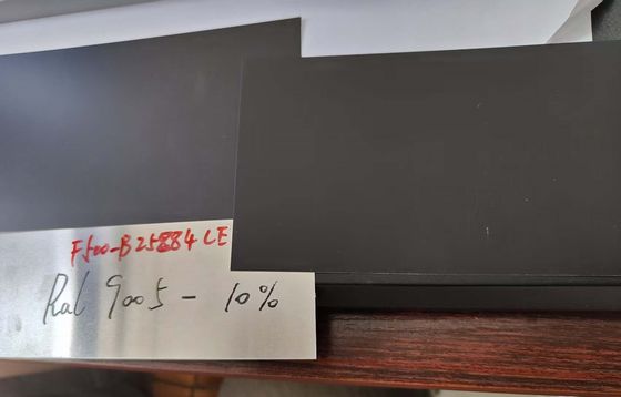 알루미늄 합금 3105 2.00mm 두꺼운 광택이 없는 색깔 Ral 9005 PVDF는 외벽 정면 패널을 위한 알루미늄 코일을 미리 그렸습니다