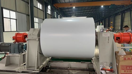 AA3105 H44 White / White Ral 9010 Color Coated Aluminum Sheet In Coil For Production Gutters Or Downspout Making