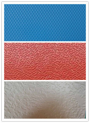 내벽, 천장 및 가구 장식용 사전 도장 엠보싱/스투코 알루미늄 시트 0.5mm 두께