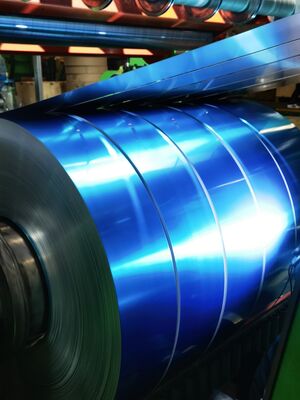 전면 코팅 된 채널 문자 알루미늄 코일 알루미늄 합금 3003 H24 온도 백색 300mm 너비 1mm 두께 표지 제작